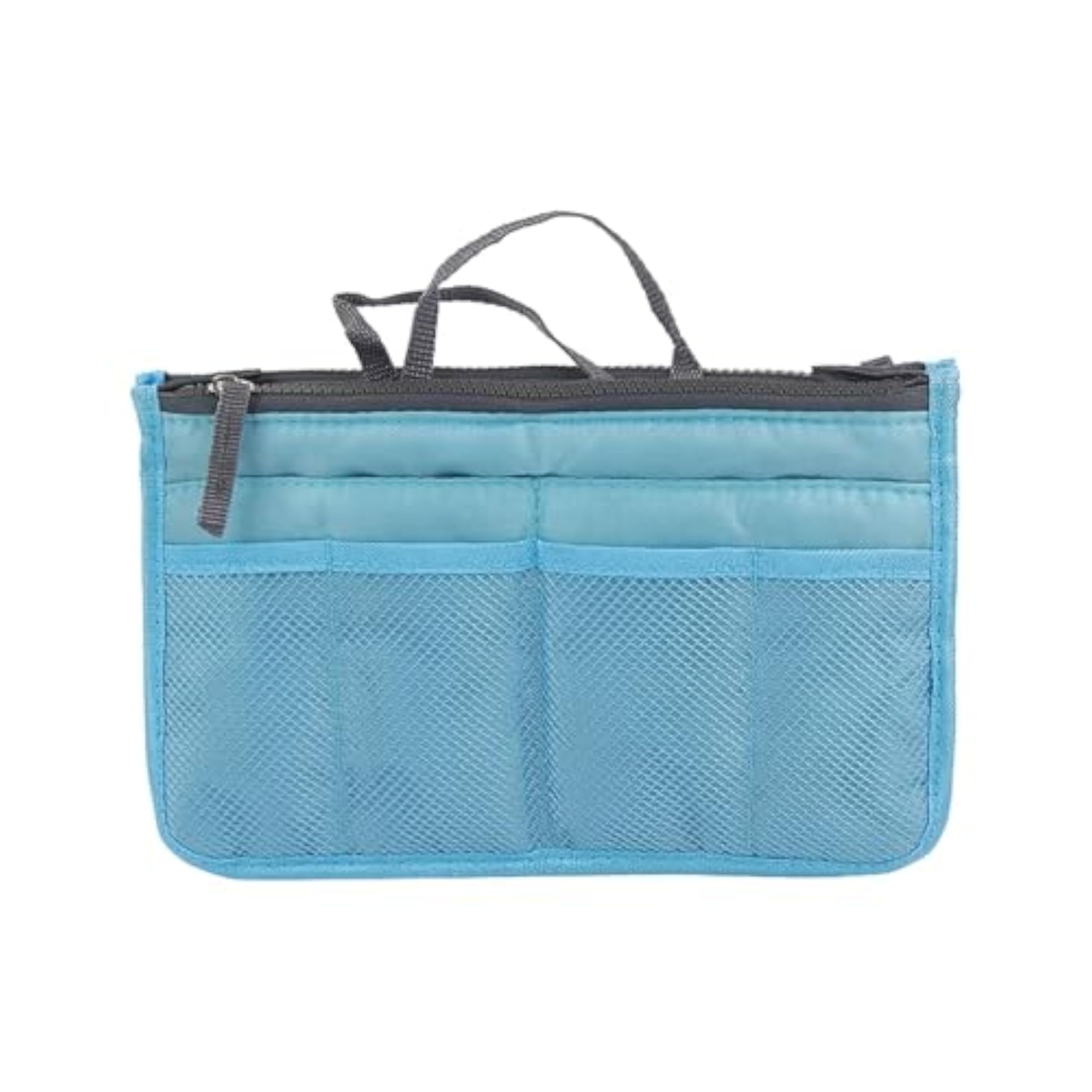 Large Opening Travel Makeup Bag, Blue
